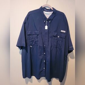 Mens shirt, Columbia blue size 4xt/4tl